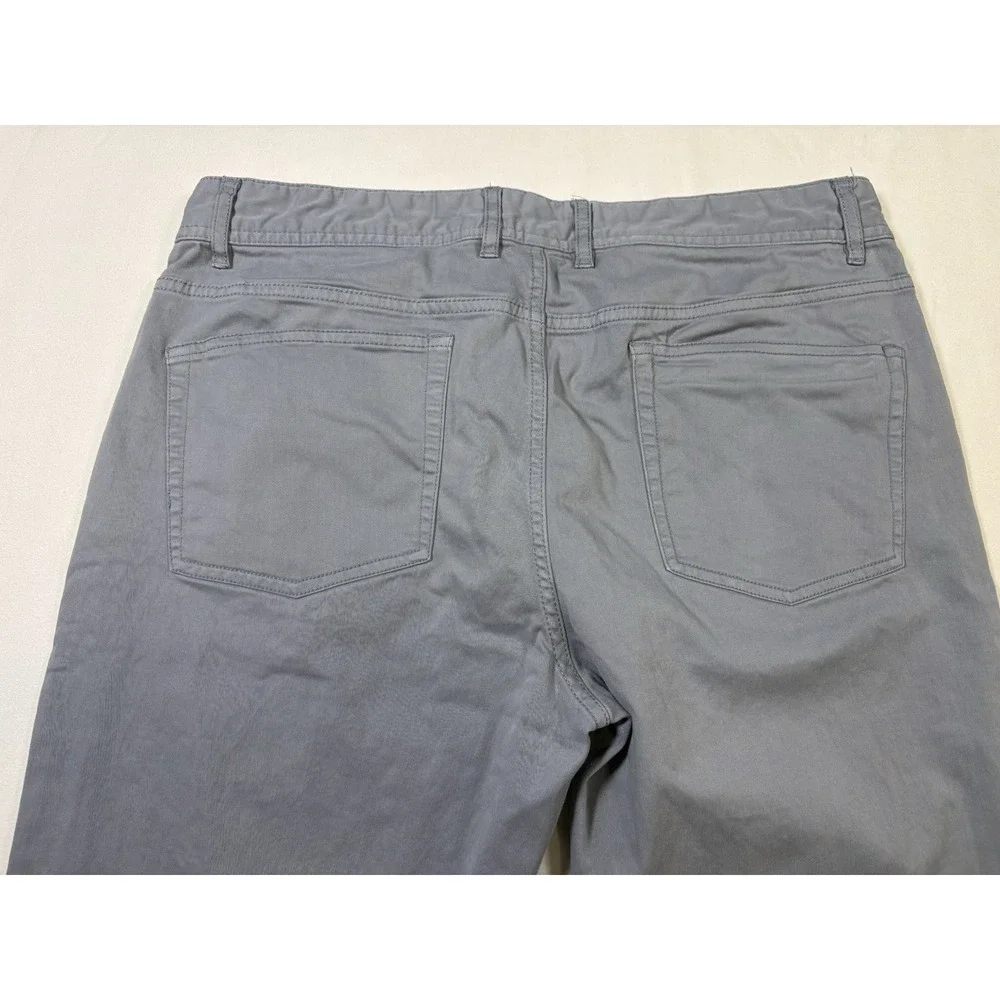 johnnie-O Sawyer Stretch Chino Pants Mens 34x32 Grey Cloudbreak JMPA1330